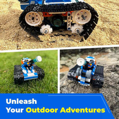 Apitor STEAM Robot Toy 6-in-1 Robot Building Kit for Boys Age 8-12 Remote Control Coding Toys Educational Robotics Gift for Kids