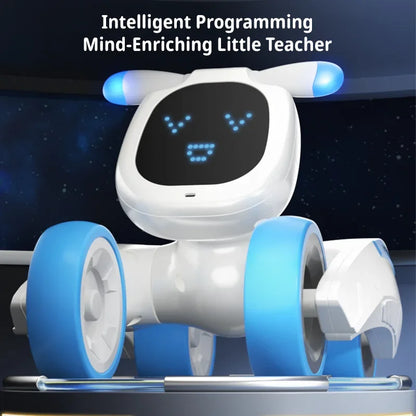 JJRC R28 RC Robot Cute Voice Conversation Electronic Pets Children's Toy Early Education Parent-child Interactive Robotic Dogs