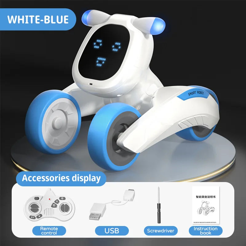 JJRC R28 RC Robot Cute Voice Conversation Electronic Pets Children's Toy Early Education Parent-child Interactive Robotic Dogs