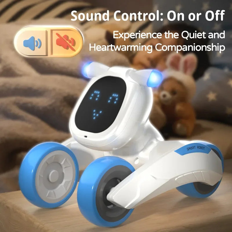 JJRC R28 RC Robot Cute Voice Conversation Electronic Pets Children's Toy Early Education Parent-child Interactive Robotic Dogs