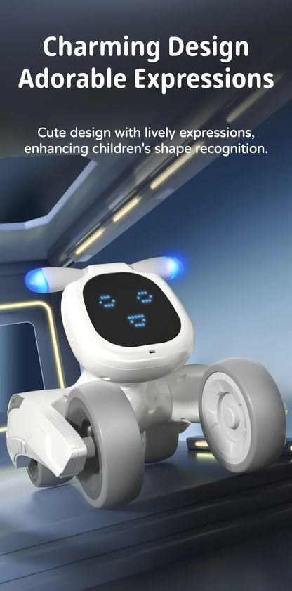 JJRC R28 RC Robot Cute Voice Conversation Electronic Pets Children's Toy Early Education Parent-child Interactive Robotic Dogs