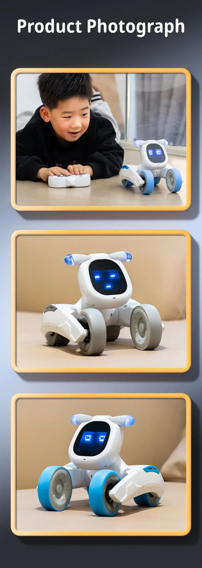 JJRC R28 RC Robot Cute Voice Conversation Electronic Pets Children's Toy Early Education Parent-child Interactive Robotic Dogs