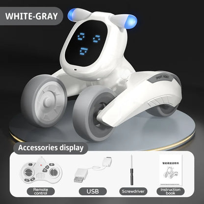 JJRC R28 RC Robot Cute Voice Conversation Electronic Pets Children's Toy Early Education Parent-child Interactive Robotic Dogs