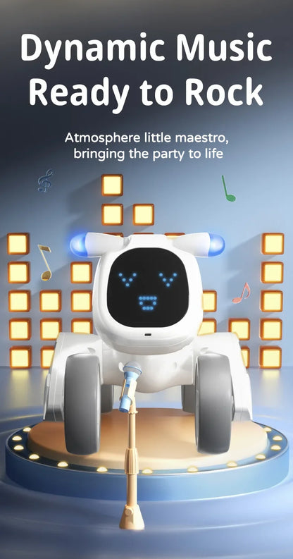 JJRC R28 RC Robot Cute Voice Conversation Electronic Pets Children's Toy Early Education Parent-child Interactive Robotic Dogs