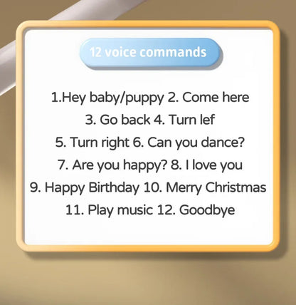 JJRC R28 RC Robot Cute Voice Conversation Electronic Pets Children's Toy Early Education Parent-child Interactive Robotic Dogs